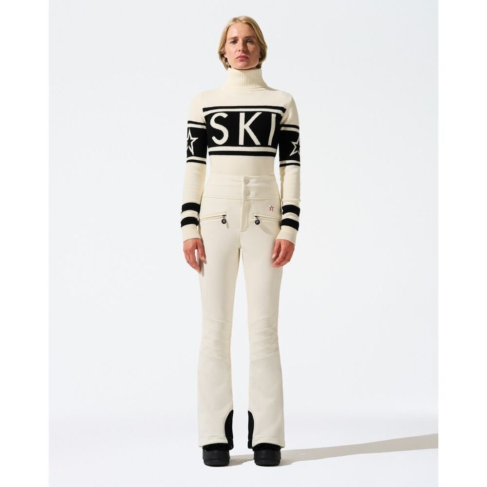 Perfect moment  High-Waist Aurora Flare Ski Pant snow white XL
